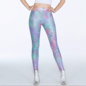 NWT Blackmilk Pastel Tie Dye Mermaid Leggings